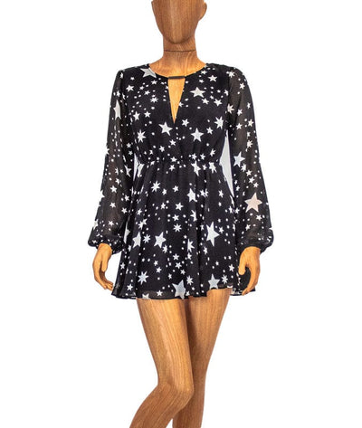 Lovers + Friends Clothing Small Star Print Dress