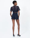 Lovers + Friends Clothing XS Navy Lace Romper