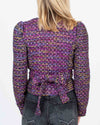 Lovers + Friends Clothing XS Purple Marbled Tweed Blazer