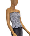 Lovers + Friends Clothing XXS Smocked Strapless Top