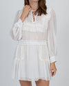 LoveShackFancy Clothing Medium Swiss Dot Sheer Dress