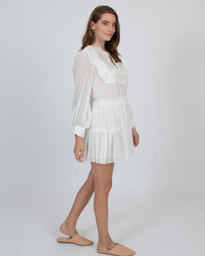 LoveShackFancy Clothing Medium Swiss Dot Sheer Dress