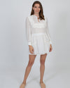 LoveShackFancy Clothing Medium Swiss Dot Sheer Dress