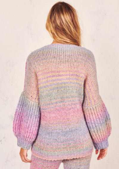 LoveShackFancy Clothing Small "Rio Rainbow Pullover" Sweater