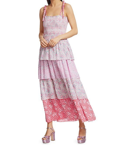 LoveShackFancy Clothing XS "Caressa" Tiered Ruffle Maxi Dress