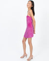 LUCA LUCA Clothing Small | US 6 I IT 42 Pink Beaded Mini Dress