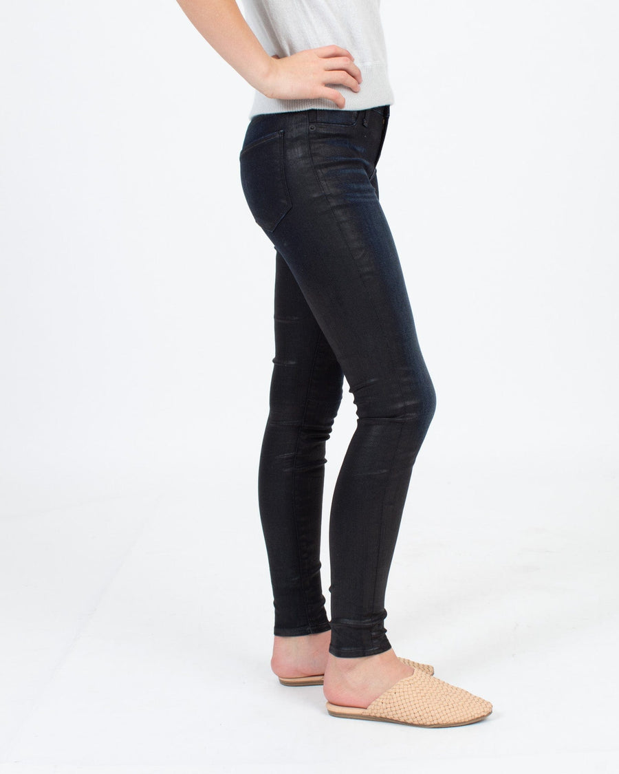Lucky Brand Clothing XS | US 25 Coated "Brooke Legging" Jeans