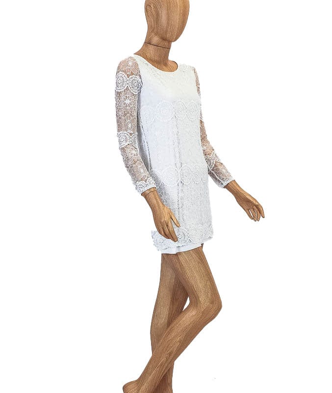 LUCKYLU Clothing Small | US 4 I FR 40 Lace Long Sleeve Dress