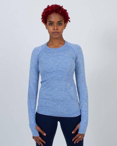 Lululemon Clothing Medium | US 6 "Swiftly" Heathered Long Sleeve Top