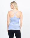 Lululemon Clothing Small Blue Striped Tank Top