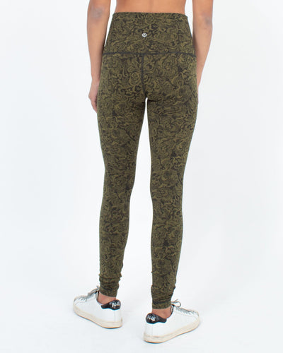 Lululemon Clothing Small Brocade Print Leggings