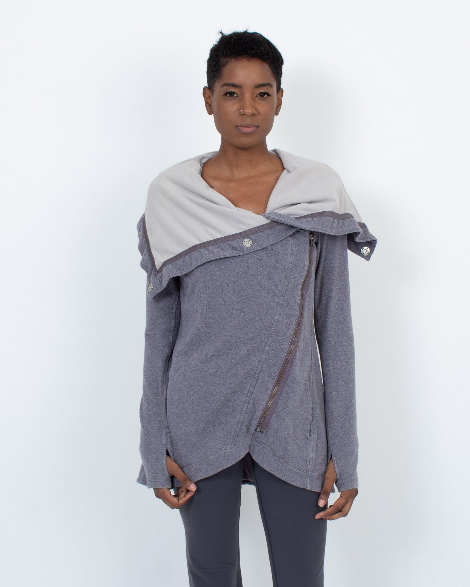 Asymmetrical Zip Jacket The Revury