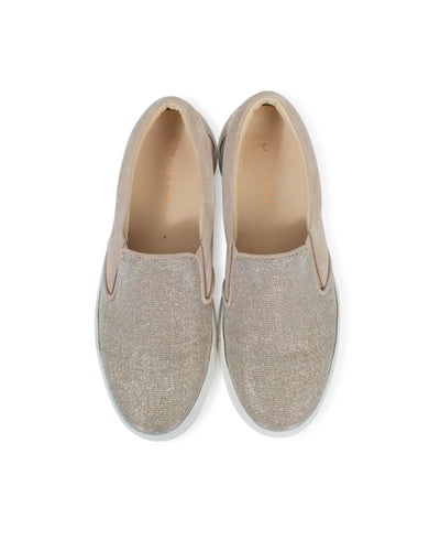 M. GEMI Shoes Medium | US 8 Metallic Slip On Sneakers