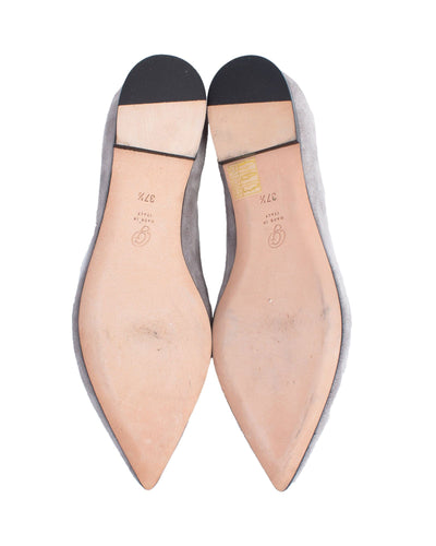 M. GEMI Shoes Small | US 7.5 I IT 37.5 Suede Pointed Toe Loafers