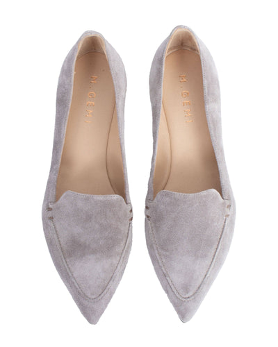 M. GEMI Shoes Small | US 7.5 I IT 37.5 Suede Pointed Toe Loafers