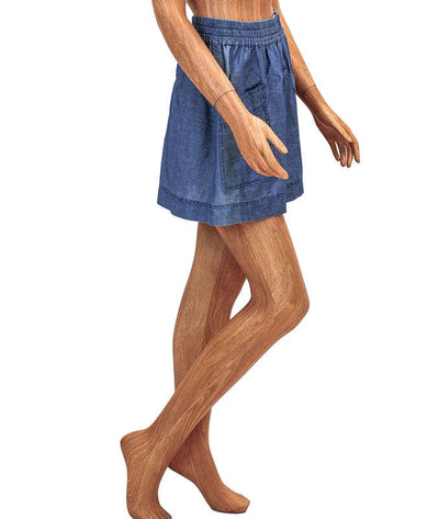 M.i.h Clothing Small Chambray Mini Skirt