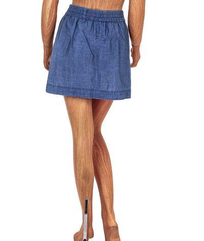 M.i.h Clothing Small Chambray Mini Skirt