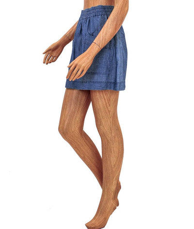 M.i.h Clothing Small Chambray Mini Skirt