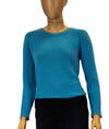 M.PATMOS Clothing Small Blue Cashmere Sweater