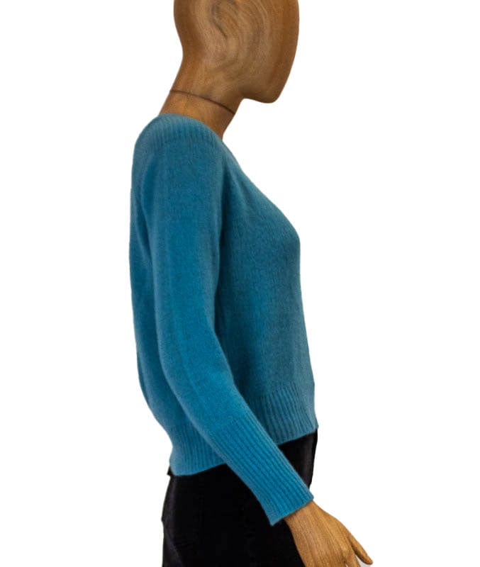 M.PATMOS Clothing Small Blue Cashmere Sweater