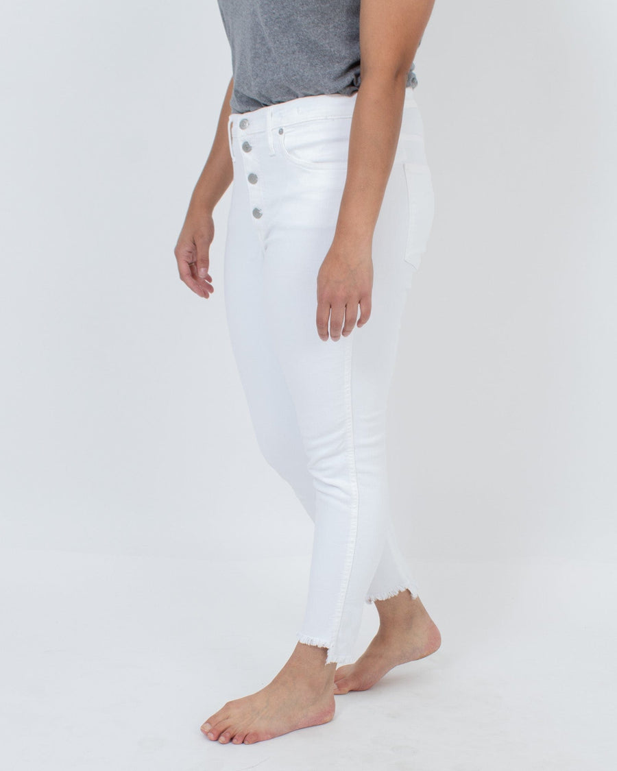 Madewell Clothing Large | US 32 "10" High-Rise Skinny Crop" Jean