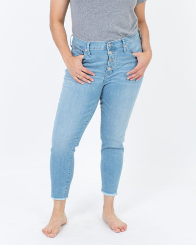 Madewell Clothing Large | US 32 "9" High-Rise Skinny" Jeans