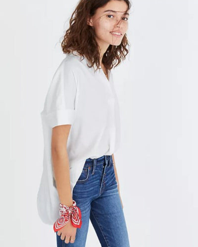 Madewell Clothing Medium "Courier" Button-Back Shirt