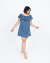 Madewell Clothing Medium Off-The-Shoulder Mini Dress