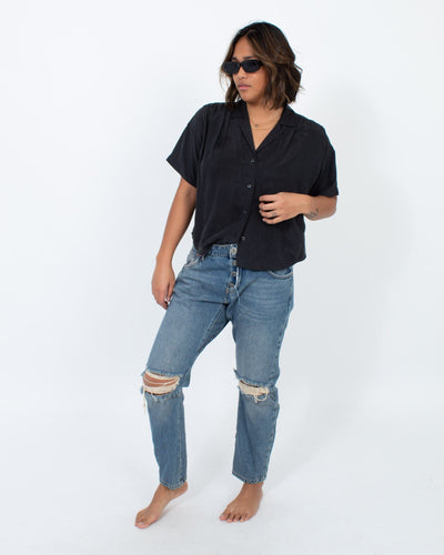 Madewell Clothing Medium Short Sleeve Button Down