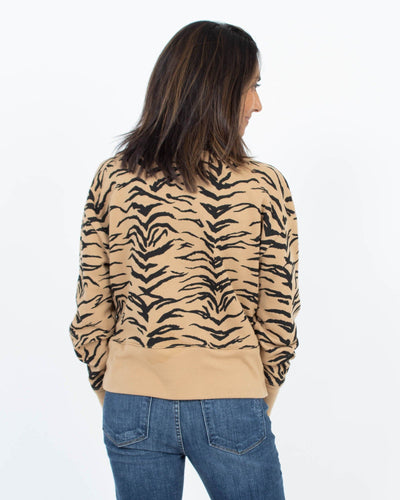 Madewell Clothing Medium Tiger Print sweatshirt