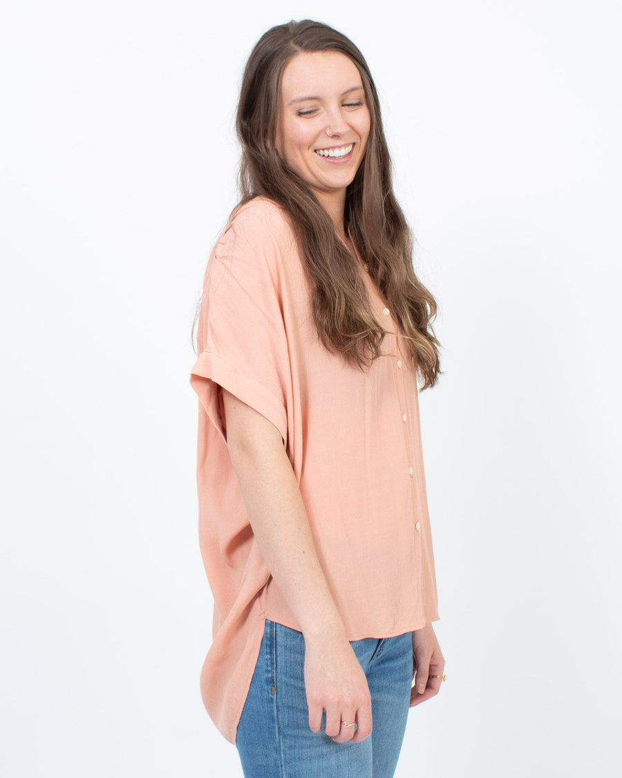 Madewell Clothing Small Pink button Down