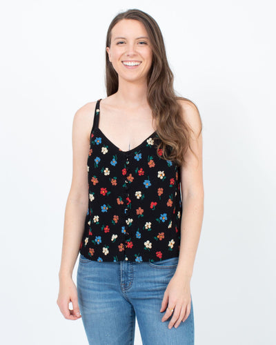 Madewell Clothing Small Sleeveless Floral Blouse