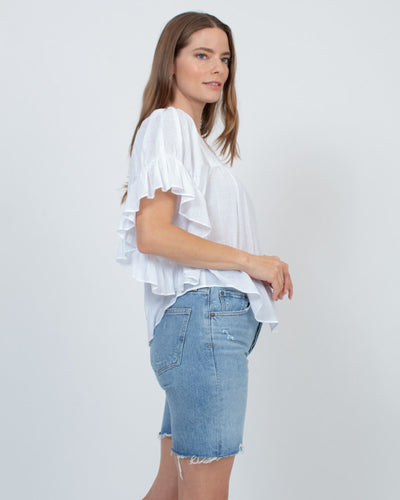 Madewell Clothing Small Square Neck Blouse