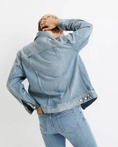 Madewell Clothing XS "The Oversized Trucker" Jean Jacket