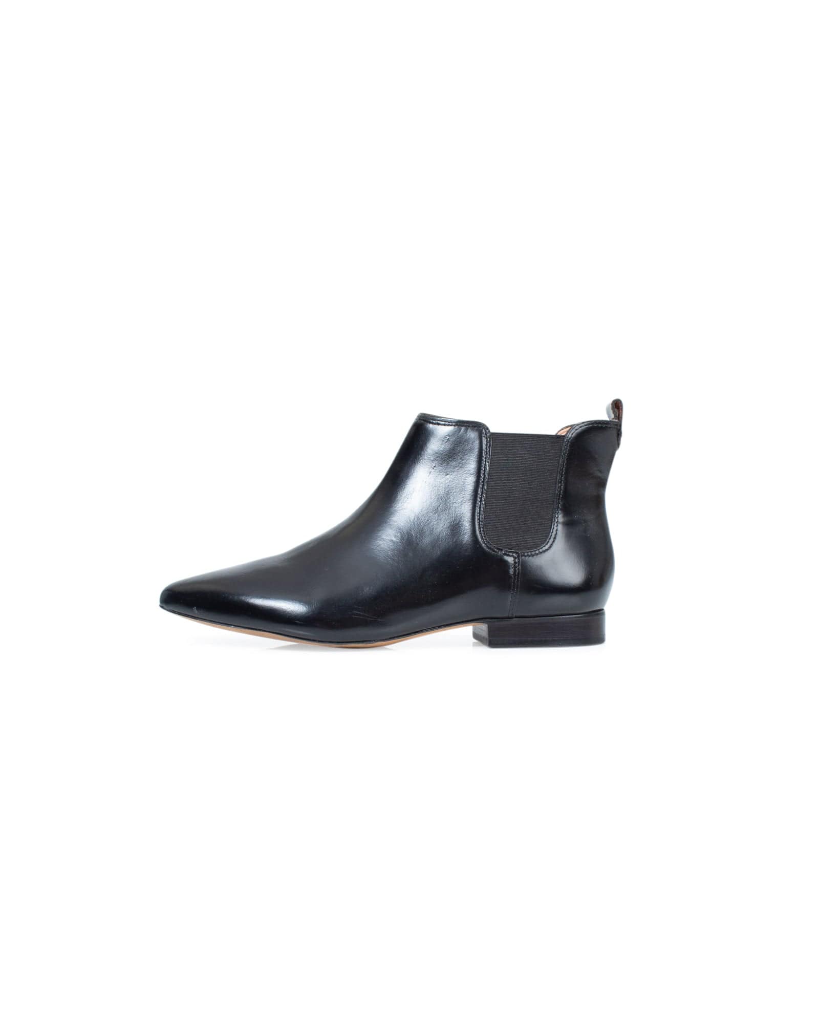 Black Pointed Toe Ankle Boots - The Revury
