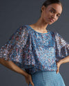 Maeve Clothing Small Sequined Blouse