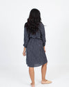 Maeve Clothing XS Plaid Long Sleeve Button Down Belted Dress