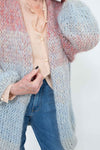 Maiami Clothing Medium Ombre Chunky Knit Cardigan