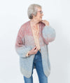 Maiami Clothing Medium Ombre Chunky Knit Cardigan