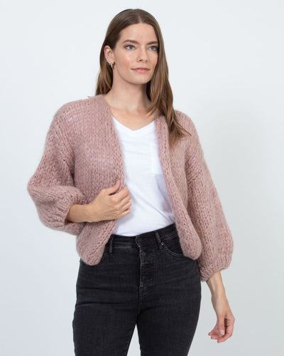 Maiami Clothing XS Antique Pink Bomber Cardigan