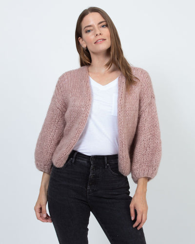 Maiami Clothing XS Antique Pink Bomber Cardigan