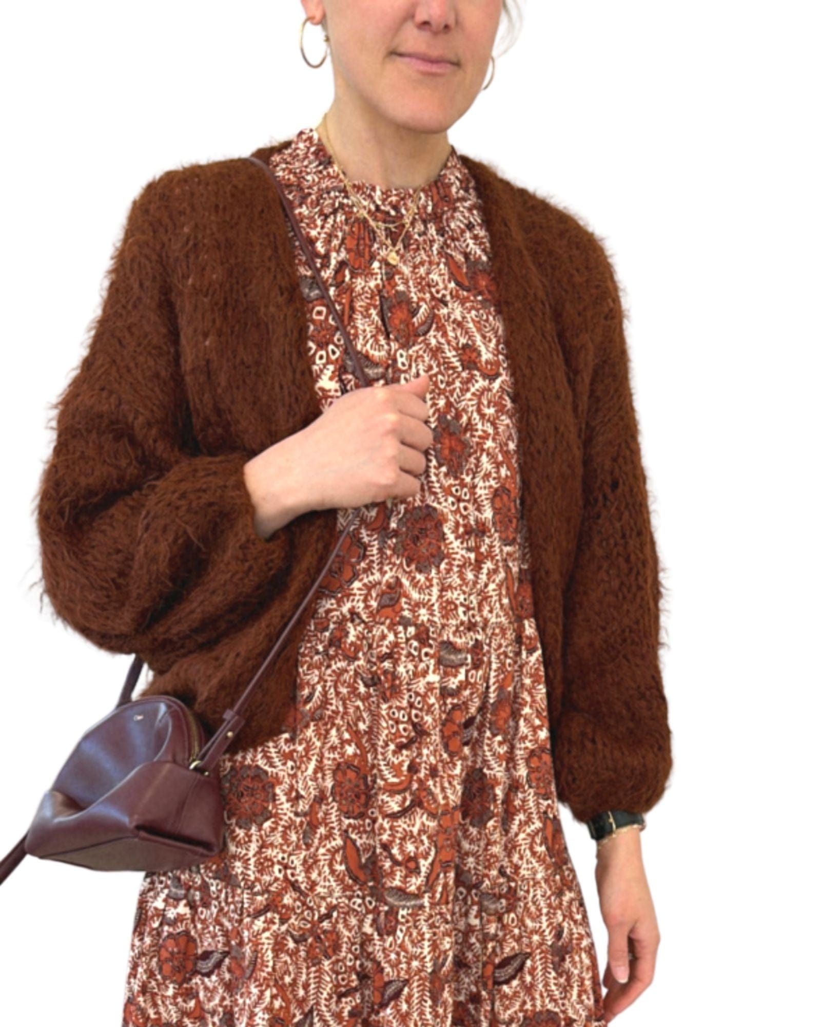 Mohair Big Bomber Cardigan