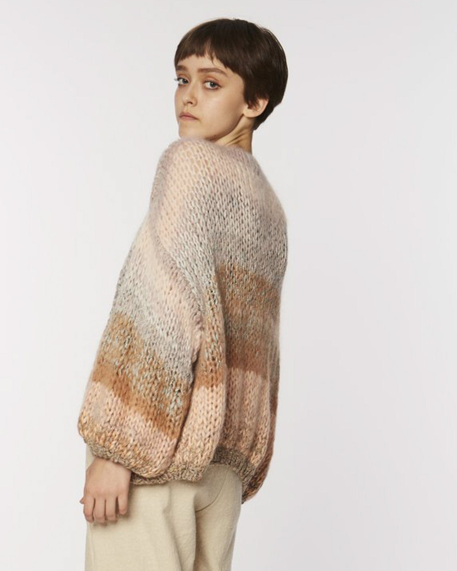 Ombre Mohair Big Cardigan The Revury