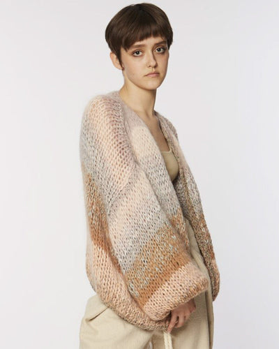 Ombre Mohair Big Cardigan The Revury