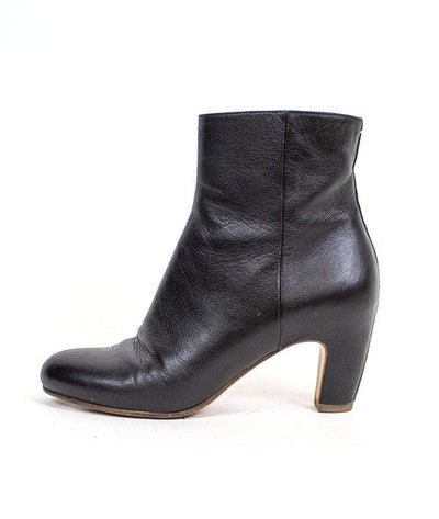 Maison Martin Margiela Shoes Medium | US 8 I IT 38 Black Leather Ankle Boots