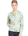 Maison Scotch Clothing Small Cotton Flamingo Print Jacket
