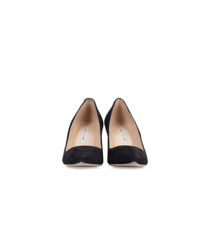 Manolo Blahnik Shoes Large | US 10 Suede Pointed Toe Mid Heel