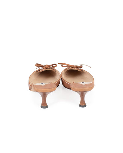 Manolo Blahnik Shoes Medium | 7.5 I 37.5 Brown Leather Heels