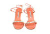 Manolo Blahnik Shoes Medium | US 7 Leather Ankle Strap Sandal