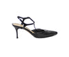 Manolo Blahnik Shoes Medium | US 8.5 Python T-Strap Pointed Toe Low Heels